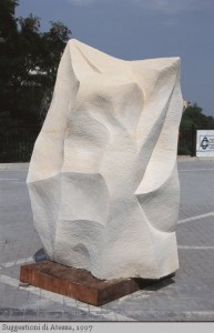 Suggestioni di Atessa, 1997 pietra della Maiella cm 215